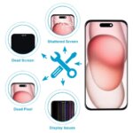 New AAA+ OLED For iPhone X XR XS MAX LCD Display 3D Touch Screen Digitizer For iPhone 11 11Pro 12 12 Pro Max 13 14 Plus 15 LCD (New)
