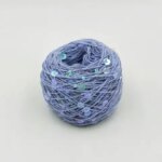1 Piece *50g Shiny Sequin 100% Cotton Yarn +6mm and 3mm Sequins Yarn for Hand Knitting Paillette Sparkling Glistening Thread ZL4 (New)