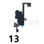 Earpiece Sensor Proximity Light Flex Cable iPhone 16 15 13 14 Pro Max Plus Mini Mic Ear Speaker Microphone Repair Parts (New)