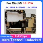 Chips Mainboard Xiaomi MI 11 Pro Motherboard Unlocked Original 8GB 12GB RAM 128gb 256gb ROM Android OS Logic board Bangladesh (New)