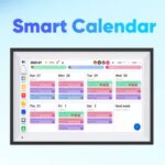 15.6 Inch Digital Calendar Wall Touch Screen Android 14 Black Smart Google Calendar Display Video Playback Wi Fi Interactive Bangladesh (New)