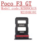 Sim Card Tray Reader Xiaomi Poco F3 GT PocoF3GT Micro SD Card Holder SIM Card Slot Adapter Connector Repair Parts (New)