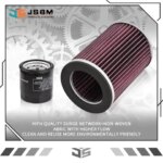 JSBM Motorcycle Accessories High Flow Air Filter Oil Filters For Honda CB600F Hornet CB250 CBF600N CBF600S CBF500 1998 1999-2006 (New)