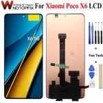 AMOLED Xiaomi Poco X6 LCD 23122PCD1G 23122PCD1I Display Touch Screen Digitizer