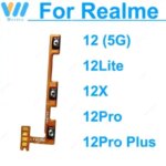 Power Volume Flex Realme 12Lite 12 Pro Plus 12 Plus 12X 4G 5G On Off Power Voulme Button Side Keys Flex Cable Replacement Bangladesh (New)