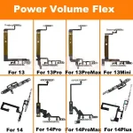 1 Power Volume Flex Cable iPhone 13 14 Pro Max Plus Mute Button Switch Proximity LED Flash Light Sensor Cable Repair Part Bangladesh (New)