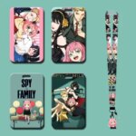 Japanese Anime SPY FAMILY Card Cases card Lanyard Key Lanyard Cosplay Badge ID Cards Holders Neck Straps Keychains Anya (New)
