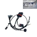 For Volkswagen VW Touareg 2007 2008 2009 2010 Headlight Wiring Harness Headlamp Internal Wire Harness Plug with AFS 1pcs (New)