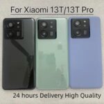 AAA Glass Xiaomi13T 13TPro Back Cover Battery Door Housing Repair Parts 2306EPN60G 23078PND5G With Camera Lens Bangladesh (New)