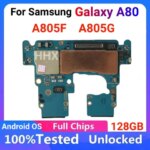 For Samsung Galaxy A80 A805F Motherboard SM-A805F SM-A805G Logic Board Mainboard Full Chips Android OS 100%Tested Good Working (New)