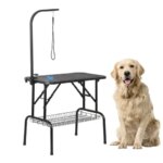 DurableStainless Steel Pet Beauty Table Foldable Beauty Table Non Slip Desktop Grooming Table (New)