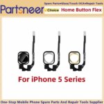 Home Button Fingerprint Replacement iPhone 5 5S 5SE 6 6Plus 6S 6SPlus 7 7Plus 8 8Plus Universal Home Buttono (New)