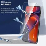 4PCS Tempered Glass Motorola Moto G56 G86 G15 G05 G45 G75 G34 G54 G64 G84 E14 E15 Protective Screen Protector Film Glass (New)