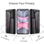 5Pcs Privacy Ceramic Film iPhone 17 Pro Max Air 11 12 13 14 15 16 PRO MAX Plus XS X XR Matte or HD Anti-Spy Screen Protector (New)