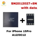 CP3200B1G0 338S00946 338S01023 P2012027 USB Tristar U2 SN2012027 A33 A23 8N Q4EE Eeprom Charging IC Set iPhone 15 16 Pro Max (New)