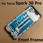 Tecno Spark 30 Pro Middle Frame Faceplate Housing Chassis Front LCD Bezel Repair Parts Replacement KL7 (New)
