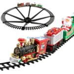 090B Christmas Electric Train Mini Car Christmas Tree Xmas Decor Kid Toy Gift (New)