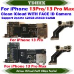 Working Perfectly 13mini Original Logic Board Clean iCloud iPhone 13 Pro Max Motherboard 13Pro Mainboard With Face ID (New)