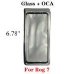 Asus Rog Phone 1 2 3 5 5s 6 6D 7 8 9 Pro Touch Screen Front Outer Glass Panel + OCA (New)