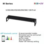 Week Aqua M Series RGB+UV Water Grass Lamp Bluetooth APP Timing Dimming LED Smart Aquarium Plant Grow Light for Planted Aquarium (New)