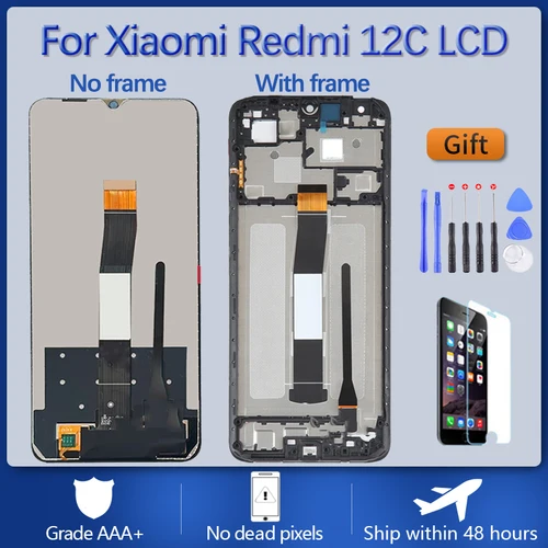 S43fbe62eb9db4e74a3e0eb0a7f90c1eeG_500x500 6.71″ Xiaomi Redmi 12C LCD Display Touch Panel Screen - Image 1