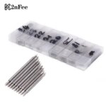 20Pcs 16-24MM Spring Bar Kit Watch Pin Parts Watch Accessories Stainless Steel Watch B Strap Spring Bar Link Pins Repair Tool (New)