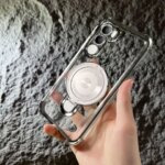 Case VIVO Y21D 4G Y31 Luxury Transparent Electroplated St Magnetic Cover VIVO Y 21D shockproof Funda (New)