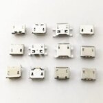60pcs 12 Models Micro USB Connector 5Pin USB Jack Socket Female MP3 4 5 Huawei Lenovo Meizu ZTE Other Mobile Tabletels (New)
