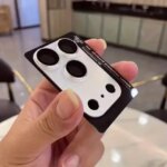 1pc Protective Film iPhone 17 Pro Max iPhone 17 Pro 17 Air Full Coverage Ultra-Thin Camera Lens Protector Metal Frame (New)