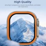 Aluminium Alloy Case+Tempered Glass Apple Watch Ultra 3 2 1 Anti-Scratch Screen Protector iWatch Ultra 2 49mm Cover Film (New)