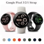 Original Silicone b Google Pixel Watch 4 3 2 strap 41mm Smartwatch Accessories wrist Bracelet Correa Pixel Watch 4 3 45mm (New)