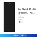 TFT Fold2 Display Samsung Z Fold 2 F916 F916B LCD Display Touch Screen Digitizer Assembly Samsung Z Fold2 Display Screen (New)