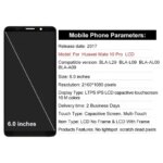 60 IPS Huawei Mate 10 Pro LCD Touch Screen Digitizer Assembly HUAWEI BLA-L29 BLA-L09 BLA-AL00 Display Replacement Part (New)