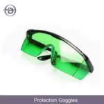 Huepar Safety Laser Enhancement Glasses Green Adjustable Protection Eyewear Goggle Glasses With Hard Case For Line/Rotary Lasers (New)
