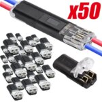 2 Pin Way Plug Waterproof Electrical Connector Car Wire Cable Automotive Electrical Connector Strip Terminal Connection NEW (New)