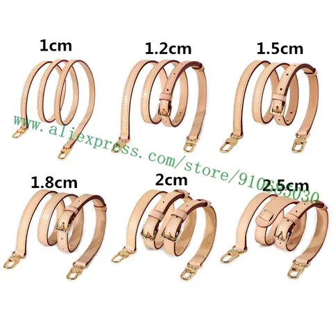 S46958e43d50e4bbeb4c185a6157149c5O_480x480q75 Top Genuine Vachetta Calfskin Bag Strap Shoulder Carry Belt For Designer Women Speedy Handbag Lady Pochette Purse Keepall Duffle (New) - Image 1