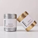 200g Gold Silver Handmade Yarn Skein Crochet Thread Glitter Hand-woven Yarn Metallic Yarn Hand Knitting Handbag Popular Style (New)