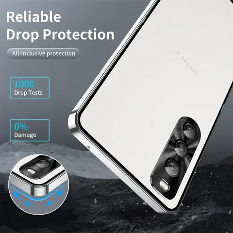 S473598be815045138f490adff8e243cf5_480x480q75 Shockproof Metal Armor Magsafe Case Sony Xperia 1 VI Case Aluminum Frame Matte PC Cover Sony Xperia 1 VI 10 IV Case (New) - Image 1