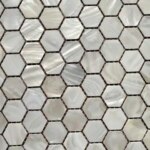Shell Mosaic Tile Natural White Mother of Pearl Wall Backsplash Bathroom Tiles fish scale sheet kitchen 917 (New)