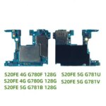 Unlocked For Samsung Galaxy S20 Ultra G980F G981 G988B G988U S20 Plus G985F G986B/U Motherboard S20 FE G781 G780F Logic Board (New)