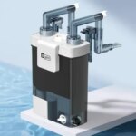 Fish Tank Filter Aquarium Filter System Hanging Circulating Filters Pump Fishbowl Oxygenate Wave Maker Oil Film Removal Machine (New)