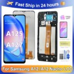 A12 Nacho 65''OEM Samsung A12 A125 A127 A125F A127F A125M LCD Display Touch Screen Digitizer Assembly Replacement (New)