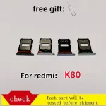 SIM Card Tray Mi Xiaomi Redmi K80 24122RKC7C drawer chip card tray slot drawer card Redmi K80 Holder Card Tray chip Bangladesh (New)