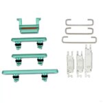 1 Set Power Volume Button iPhone 16 Pro Max 16Pro 16 Plus On OFF Power Volume Mute Button+Bracket Iron Hook Side Key (New)