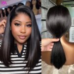 5x5 2x6 Ready to Wear Glueless Wigs Vietnamese Raw 13x4 13x6 HD Transparent Double Drawn 100 Human Hair Wig 16 Inch High Density (New)