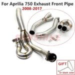 Motocross Exhaust Tip Front Pipe Motorcycle Slip on Escape For Dorsoduro 750 SMV750 SMV 750 Dorsoduro DD750 2008-2017 Years (New)