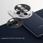 Rear Camera Lens Cover Case OPPO Find X7 Ultra Back Aluminum Metal Camera Lens Protector FindX7 X7Ultra Lens Ring Film (New)