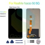 RealMe Narzo 50 5G Screen Display Replacement 1612*720 RMX3572 RMX3571 Narzo 50 5G LCD Touch Digitizer (New)