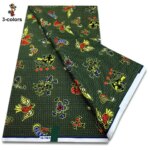 High Quality Ankara Wax Fabric 100% Cotton Soft African Wax Print Fabric Guaranteed Veritable Real Dutch Pagne for Women Dresses (New)