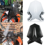 Windshield Windscreen For KTM Duke125 Duke390 2017 2018 2019 2020 2021 2022 2023 For Duke 125 250 390 Motorcycle Wind Deflector (New)